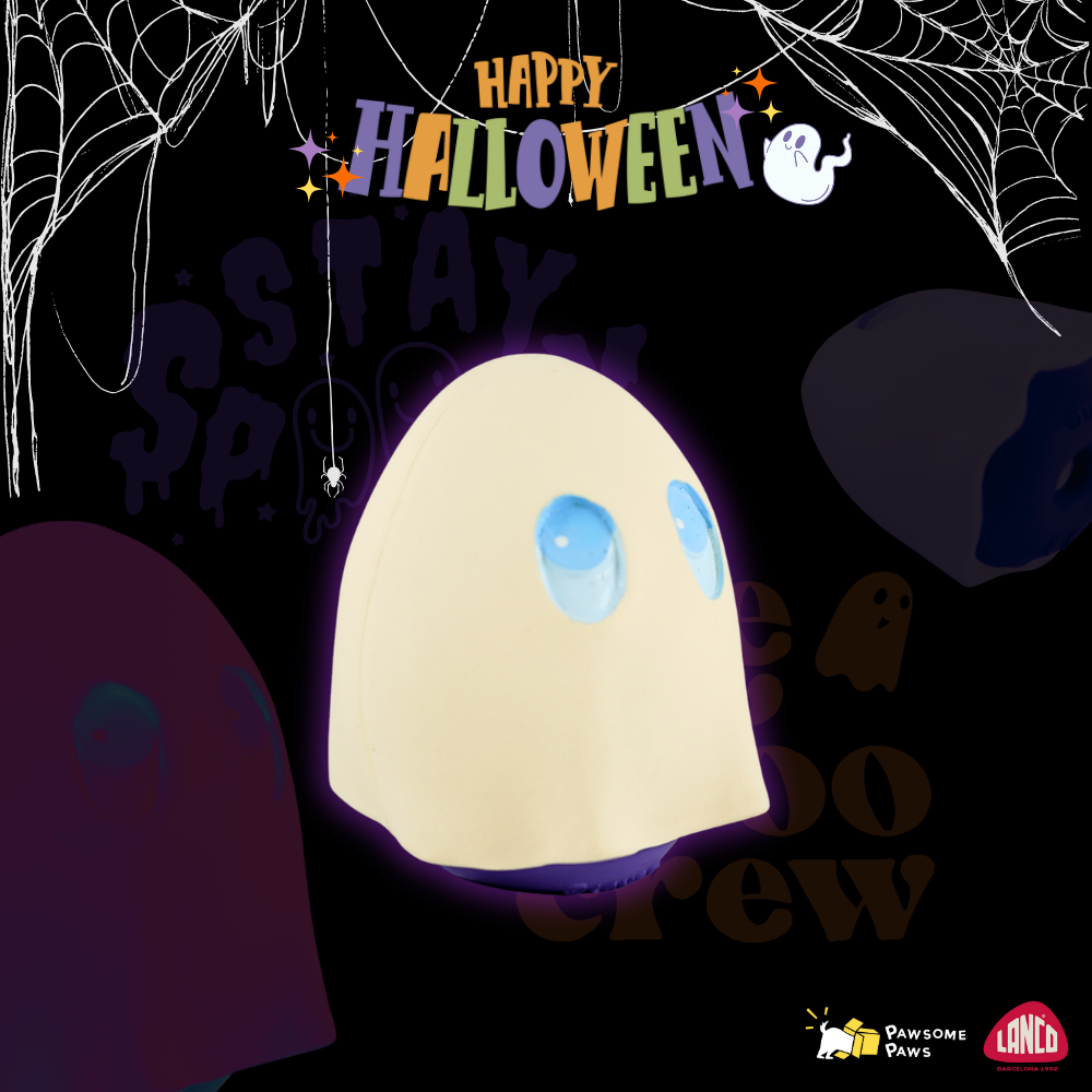 《 Lanco 》天然無毒橡膠玩具｜萬聖節系列【鬼魂蛋】