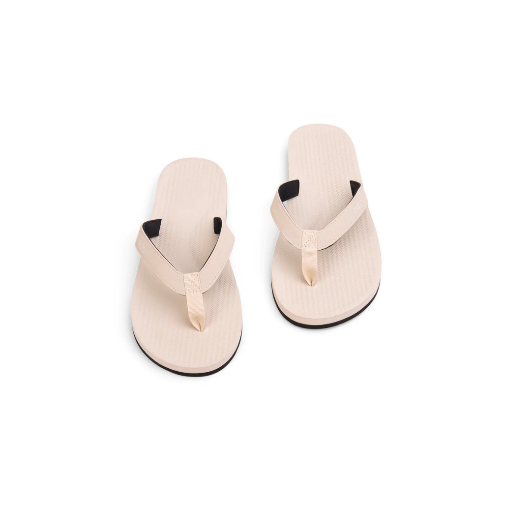 ※INDOSOLE 男款人字拖/海鹽白SEASALT