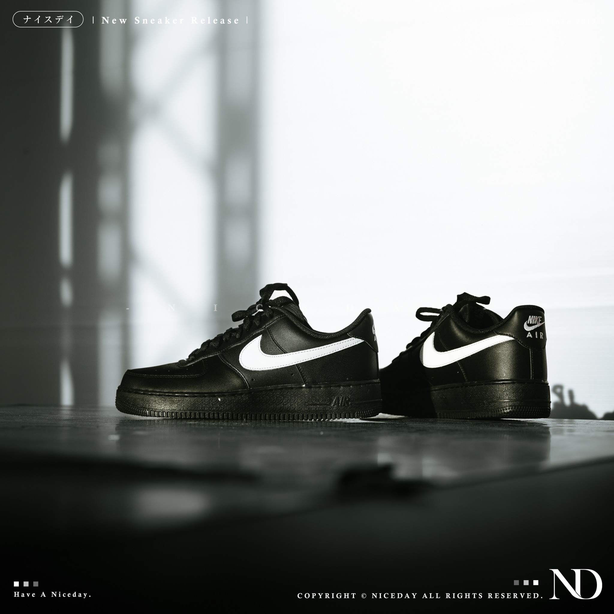 NICEDAY 現貨 Nike Air Force 1 黑武士 黑白 小ambush 黑 白 男女尺寸 FZ0627-010