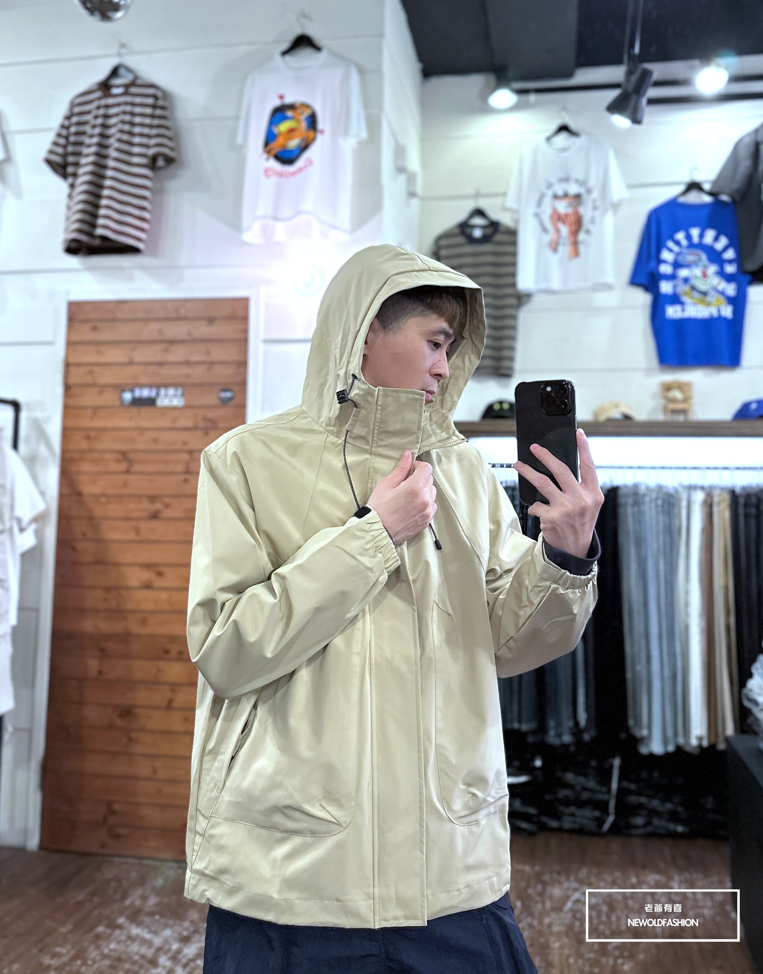 『新品上市』重磅三角環魔鬼氈大機能外套-卡其(NOF23095235)