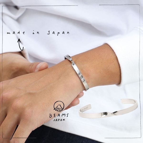 |折扣登記中| BEAMS® HEART 日本製 單旋幾何手環