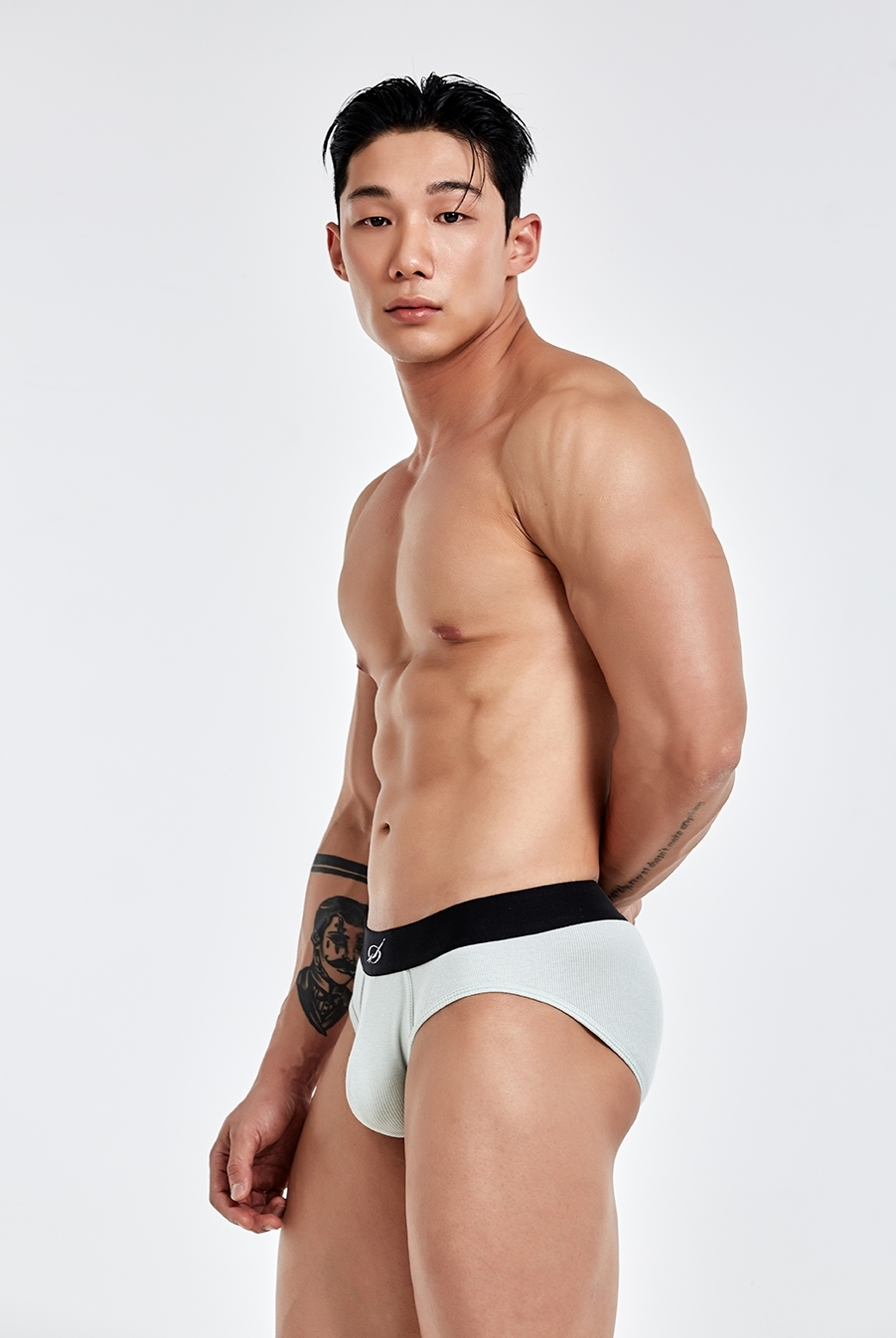 BASIC LOGO BRIEF 3PACK - (WH/BK/MI)