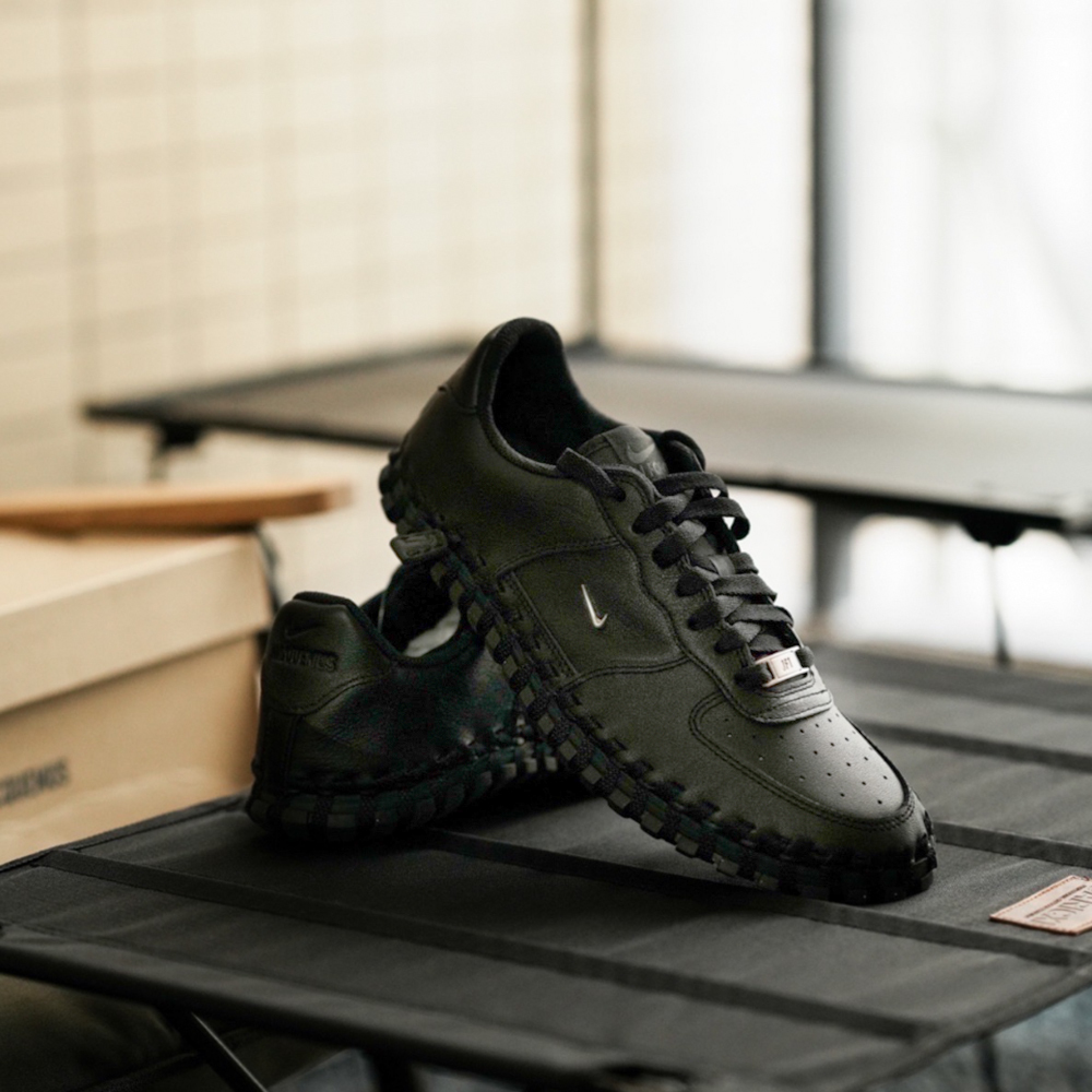 W Nike J Force 1 Low LX Jacquemus Black 黑色編織  DR0424-001