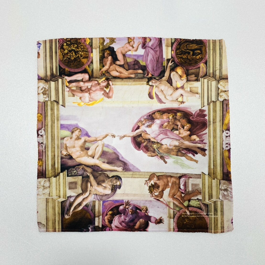 文藝復興小方巾｜米開朗基羅 《創世紀》
