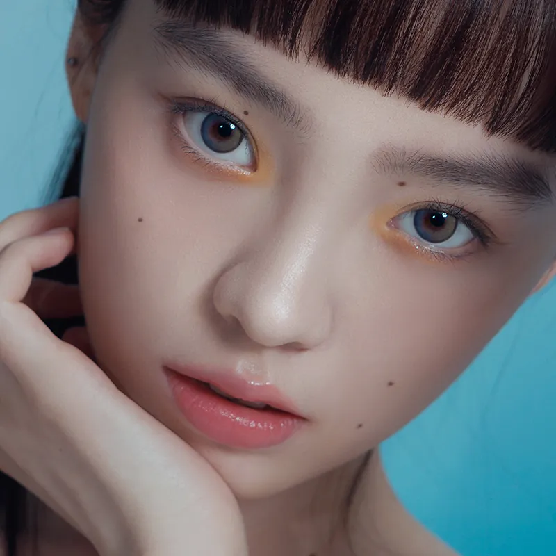 [日拋] Mimundo Lucir 1 Day Gris Blue 日拋棄彩妝隱形眼鏡｜每盒10片