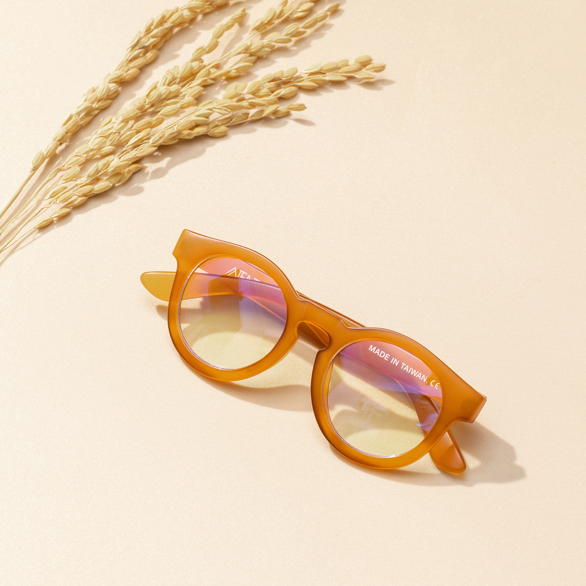 AENI iLO兒童濾藍光眼鏡4-7y 麥田圈圈