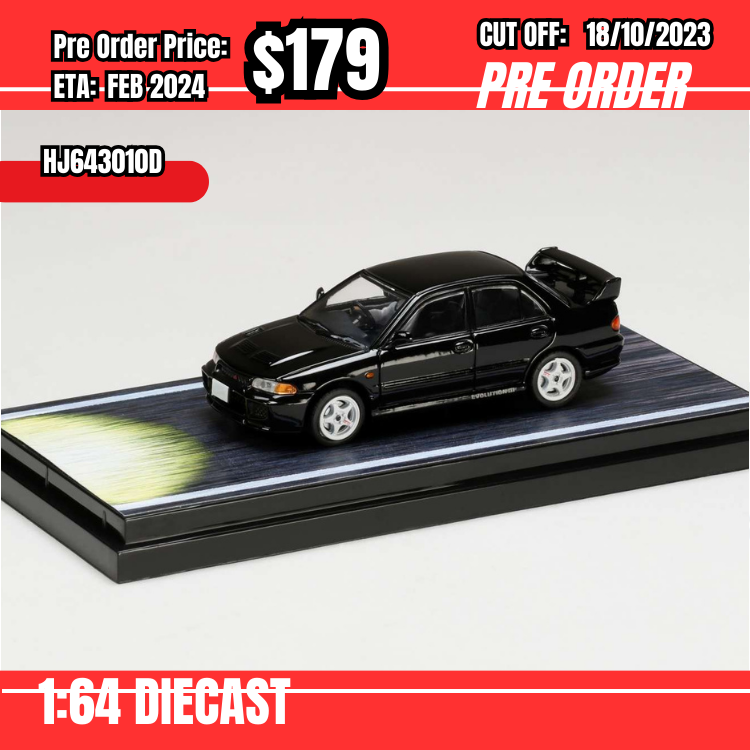 PO-$179 * Hobby Japan * 1:64 Mitsubishi Lancer RS Evolution Ⅲ / INITIAL D VS Ryosuke Takahashi With Kyoichi Sudo Figure HJ643010D [OD04/10]