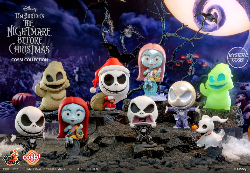 Hot Toys Cosbi 盲盒迷你珍藏人偶系列 CBX130 - Disney迪士尼 怪誕城之夜系列 (原盒8款)