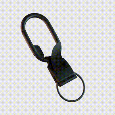 Orbitkey | Clip v2 磁吸附多功能鑰匙扣創意簡約鑰匙收納 - 黑色