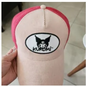 [S] FOREVER 21 KUROMI PRINT CAP,PINK/MULTI, 4869380101 (SZZ273)