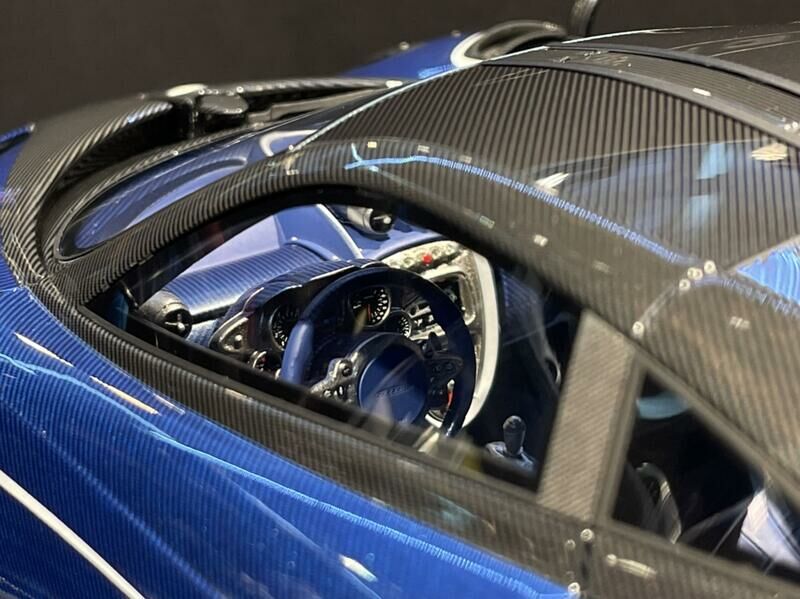 BBR P18192A Pagani Imola 2020 Carbon Blue 1/18 (Resin)
