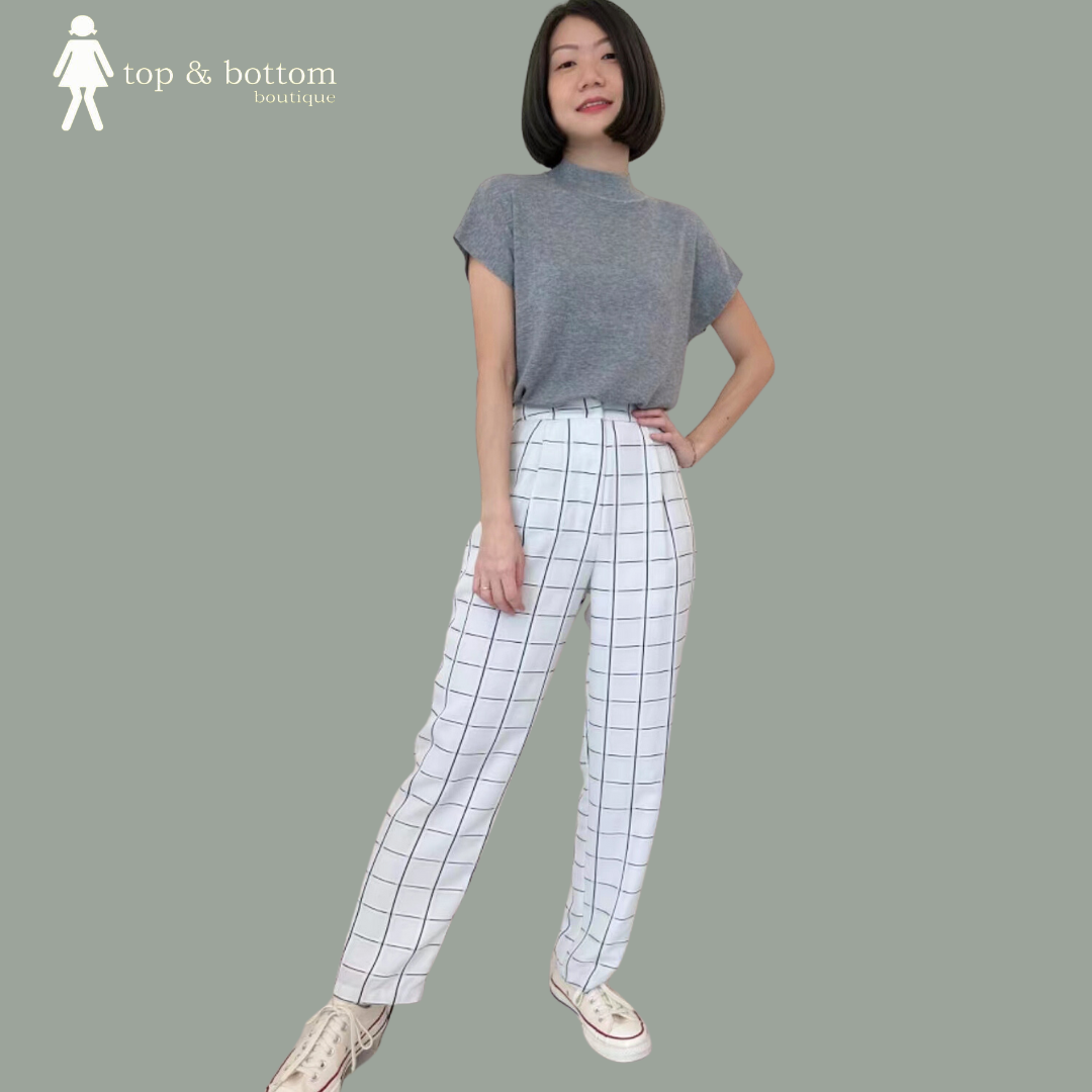 CHECKED LONG PANT