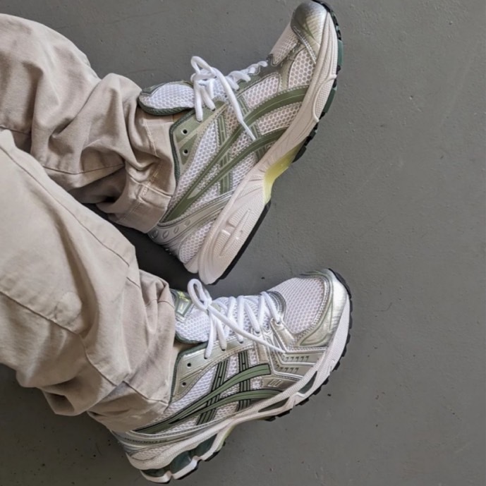 <國外限定款💚> ASICS Gel-Kayano 14  "White Pure Silver Slate Grey "