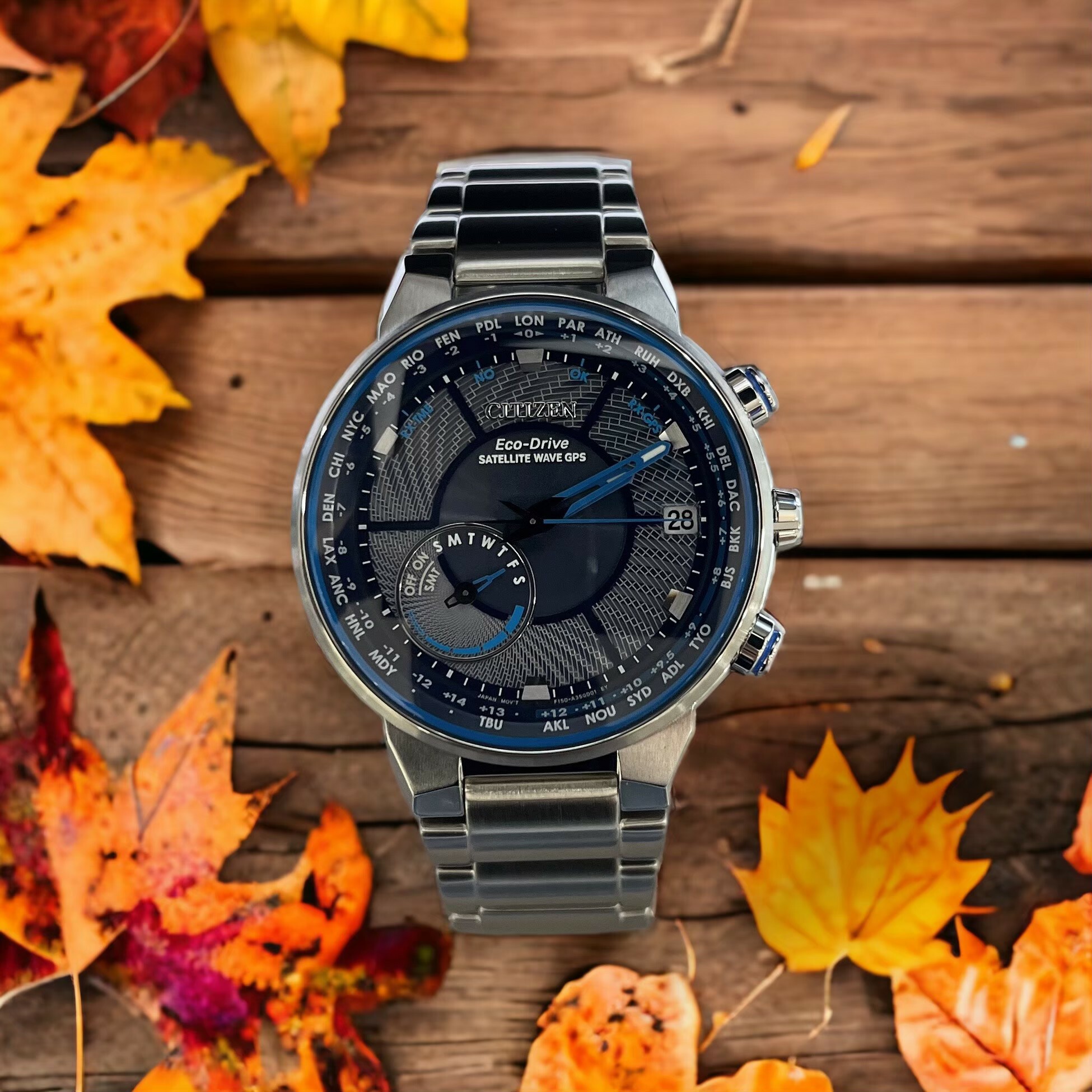 【CITIZEN 星辰】GPS衛星對時 時尚男錶 CC3030-53L 44mm 現代鐘錶