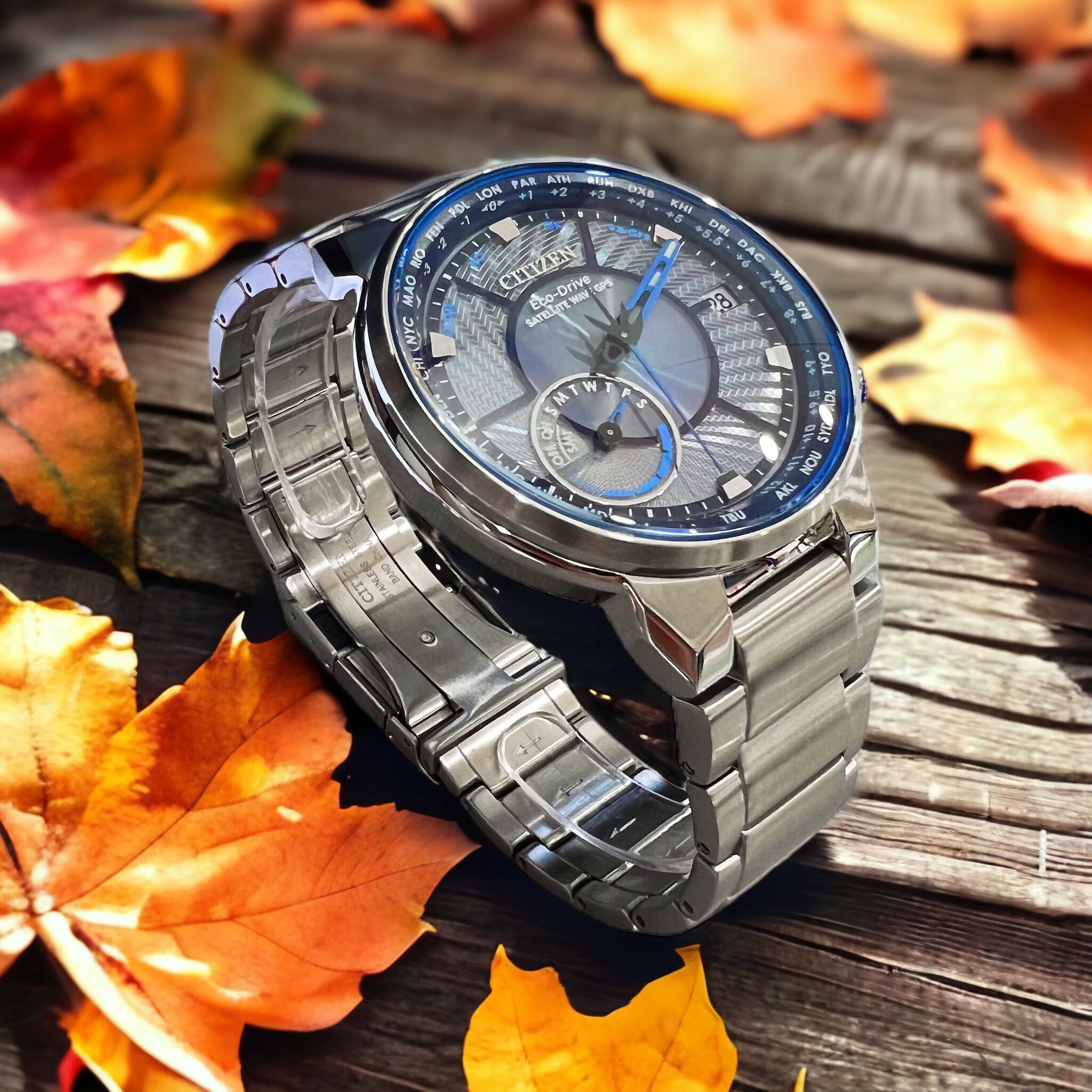 【CITIZEN 星辰】GPS衛星對時 時尚男錶 CC3030-53L 44mm 現代鐘錶