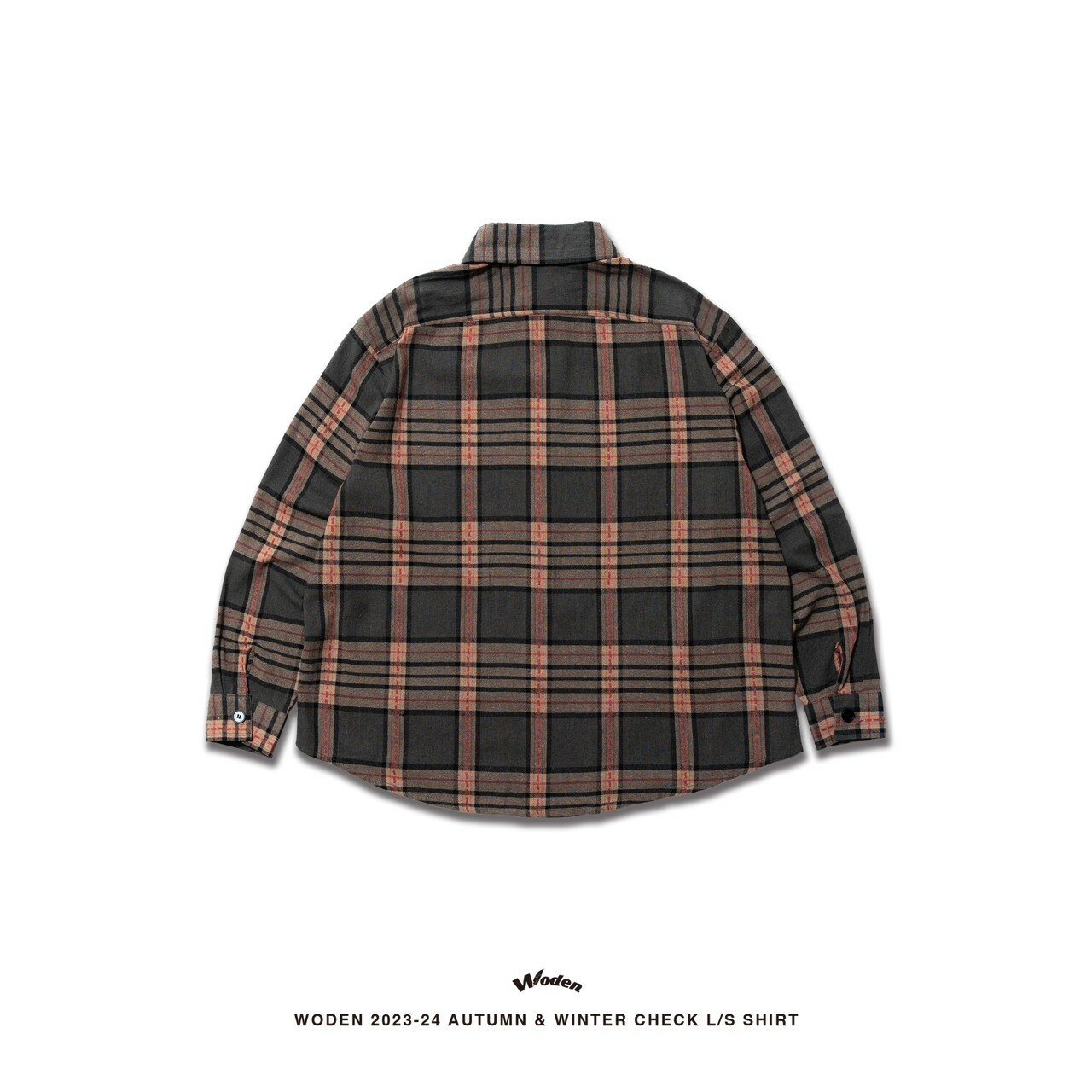 WODEN 2023-24 Autumn & Winter 004 Check L/S Shirt