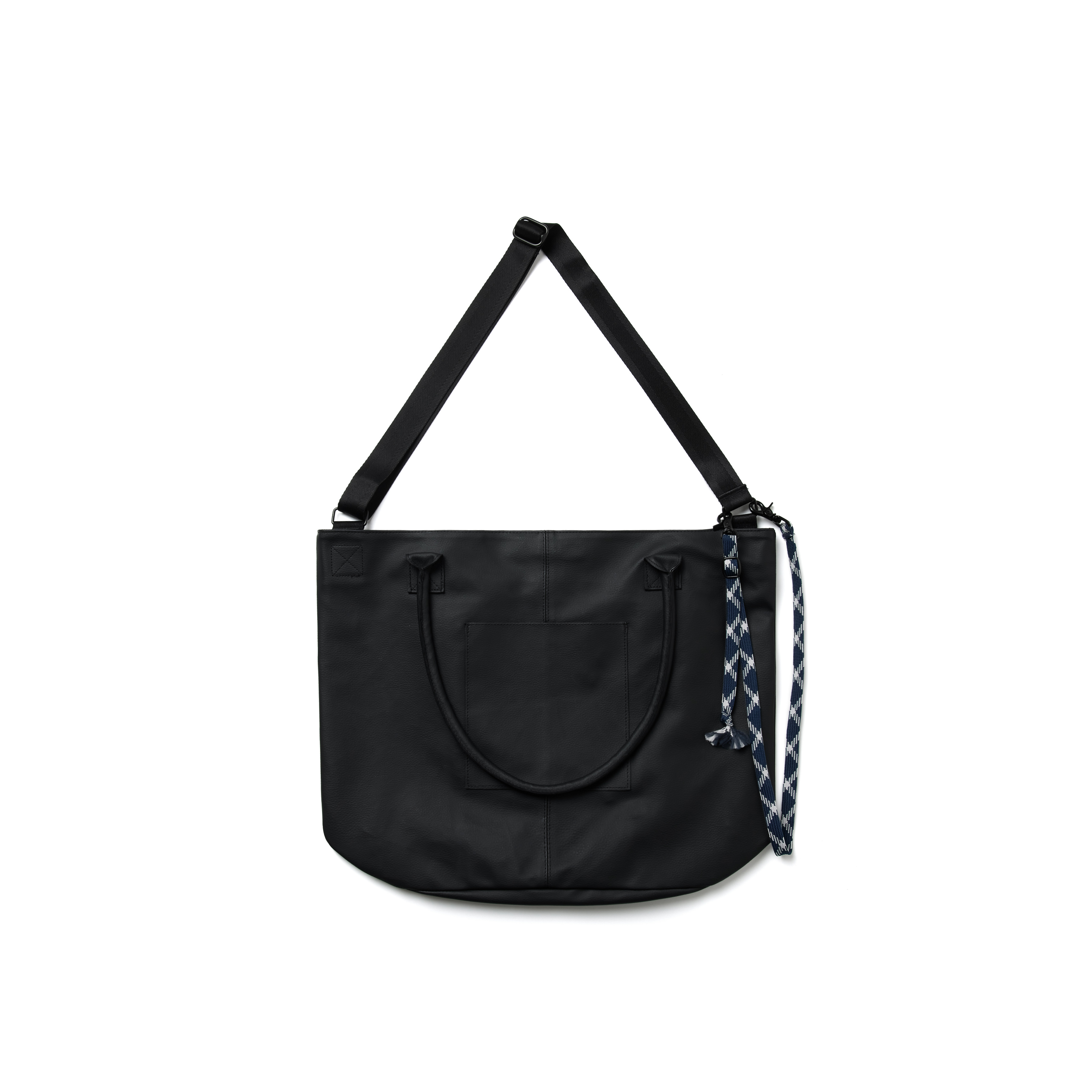 MELSIGN 2 Way Leather Strap Tote Bag