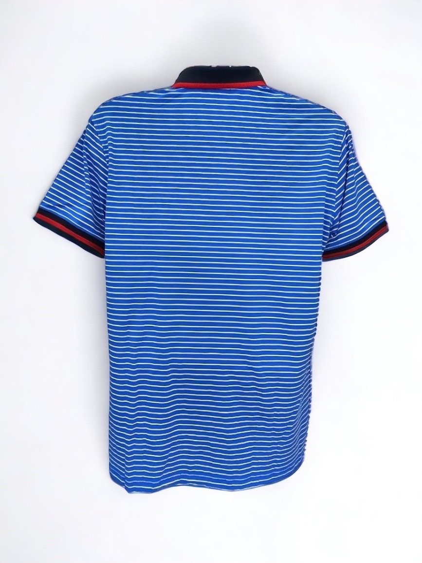 【現貨】男-G/FORE MEN Perforated Stripe Polo Racer 高爾夫短袖Polo衫(2173GF)