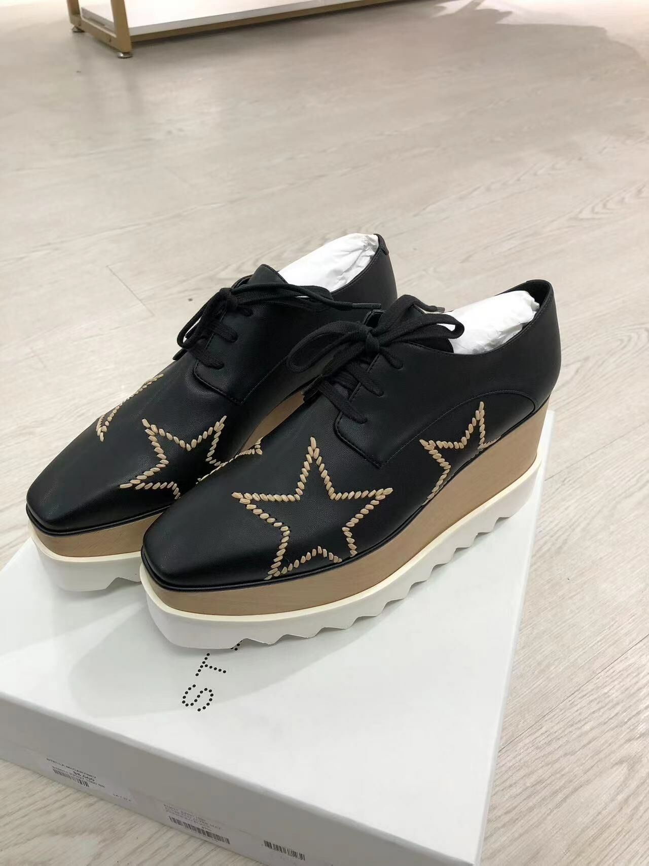 StellaMccArtney 星星厚跟鞋 -M