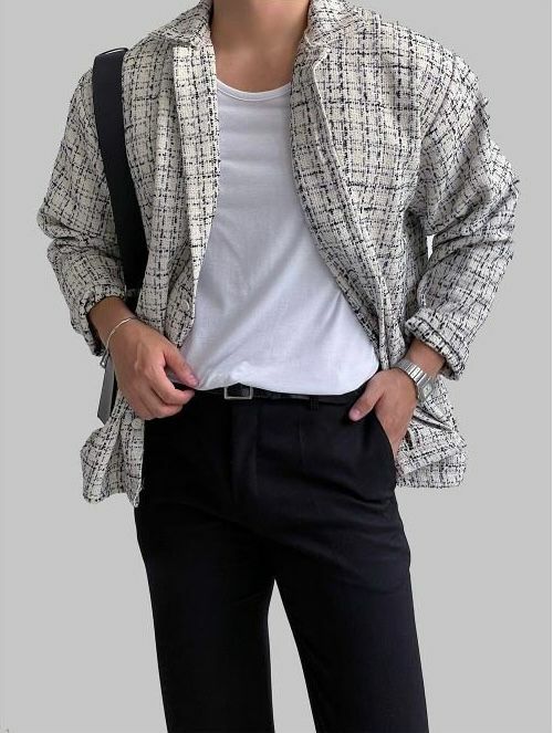 格紋恤衫外套 And Liberty-002S