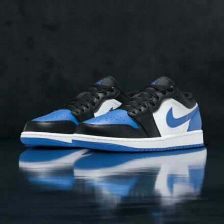 iSNEAKERS｜Air Jordan 1 Low "Royal Toe" 皇家黑藍 553558-140