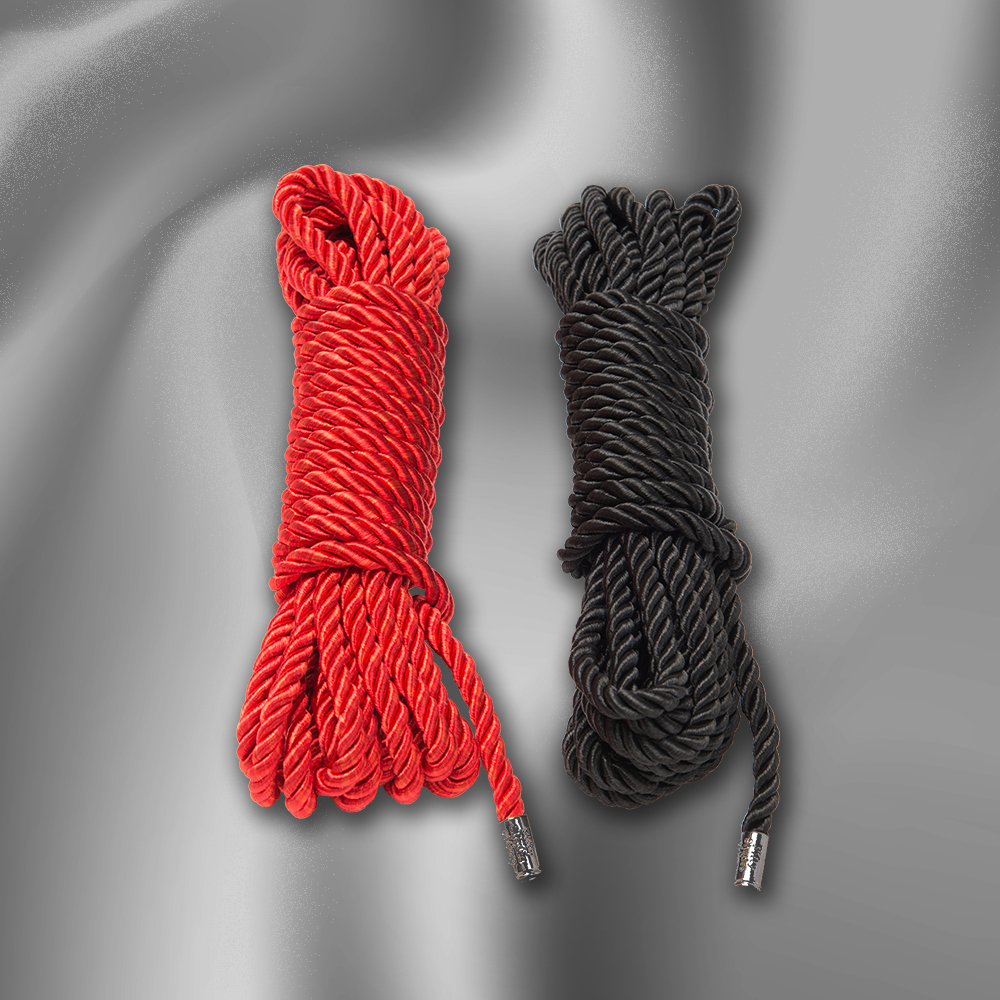 格雷的五十道陰影 Fifty Shades of Grey Restrain Me 黑紅束縛繩組(2入)