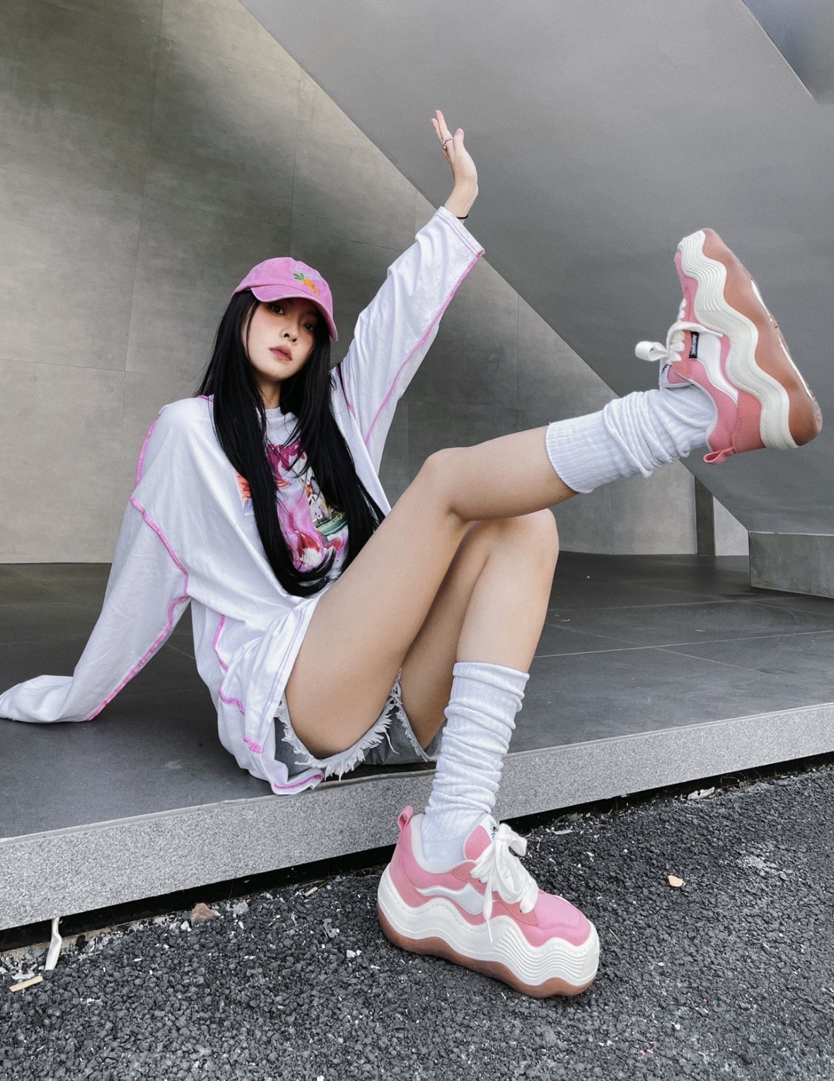 Heyday Triple Wave Pink 粉色 波浪鞋 厚底麵包鞋 男女款 焦糖底/預購