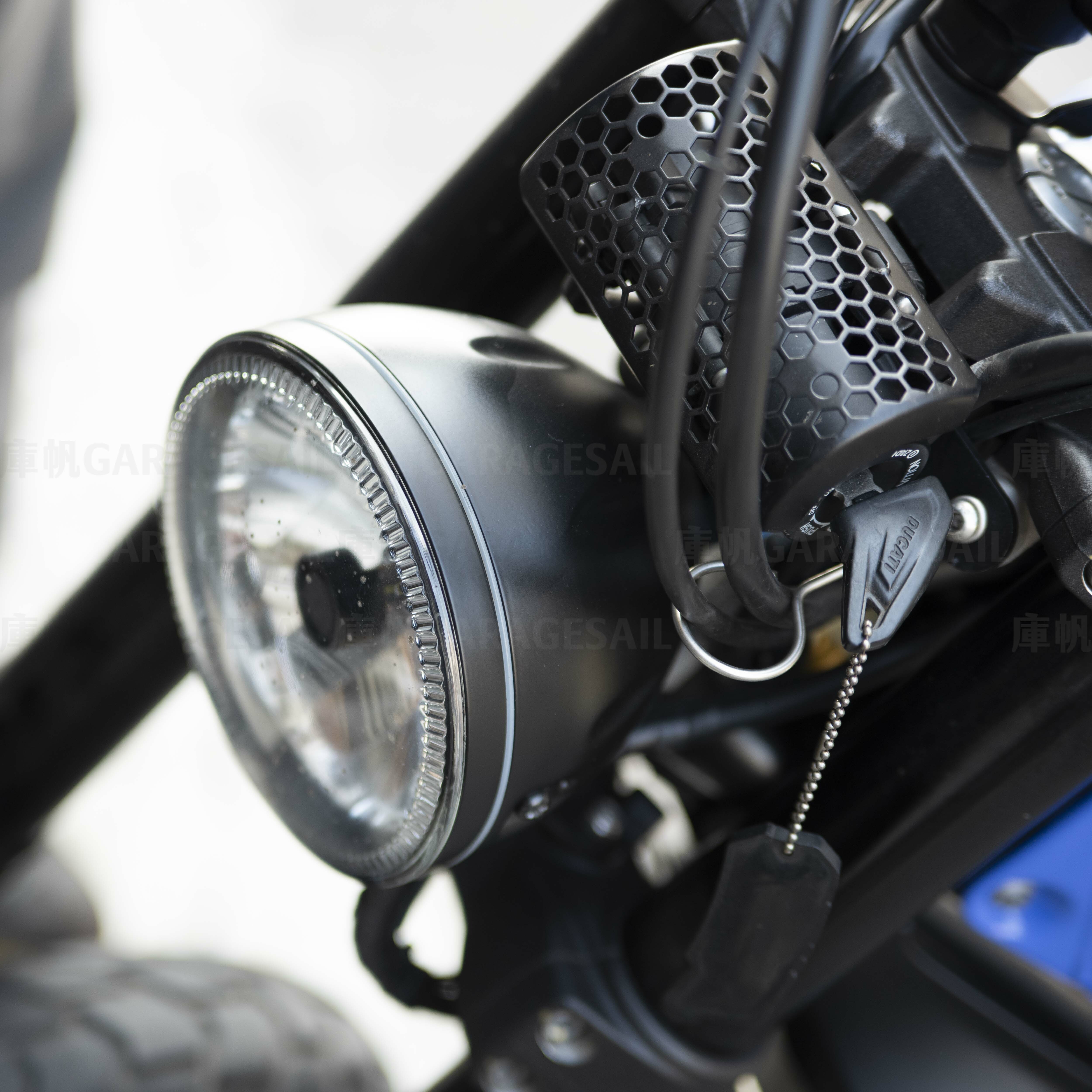 5.5吋圓 下鎖式 大燈 LED燈環