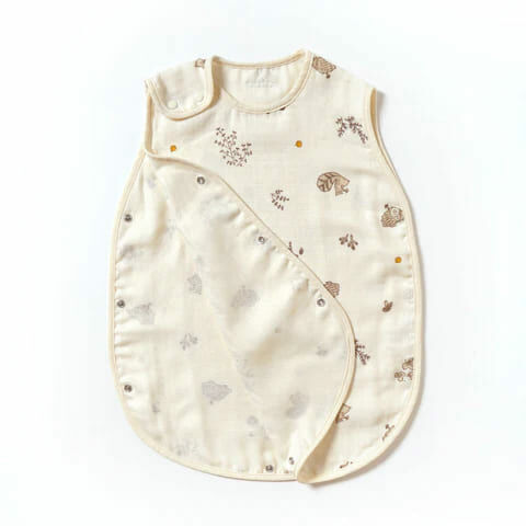 [日本製造🇯🇵Made in Japan] HOPPETTA Minori Cotton Tencel Triple Gauze Sleeper (Baby Size) 三重紗x天絲防踢睡袋