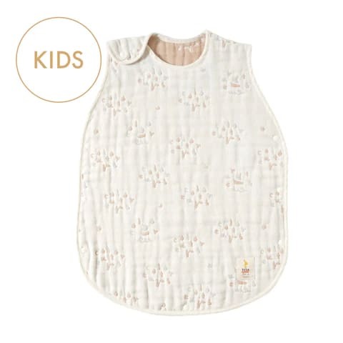 [日本製造🇯🇵Made in Japan] HOPPETTA FOOD TEXTILE Sleeper Kids Size Fluffy Gauze