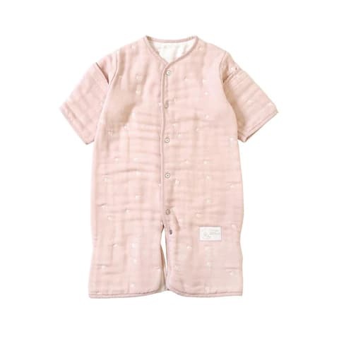 [日本製造🇯🇵Made in Japan] 10MOIS Shell Pink 6Way Sleeper Fluffy Gauze (6-Layer Gauze) 6-WAY可拆袖成長型睡袍