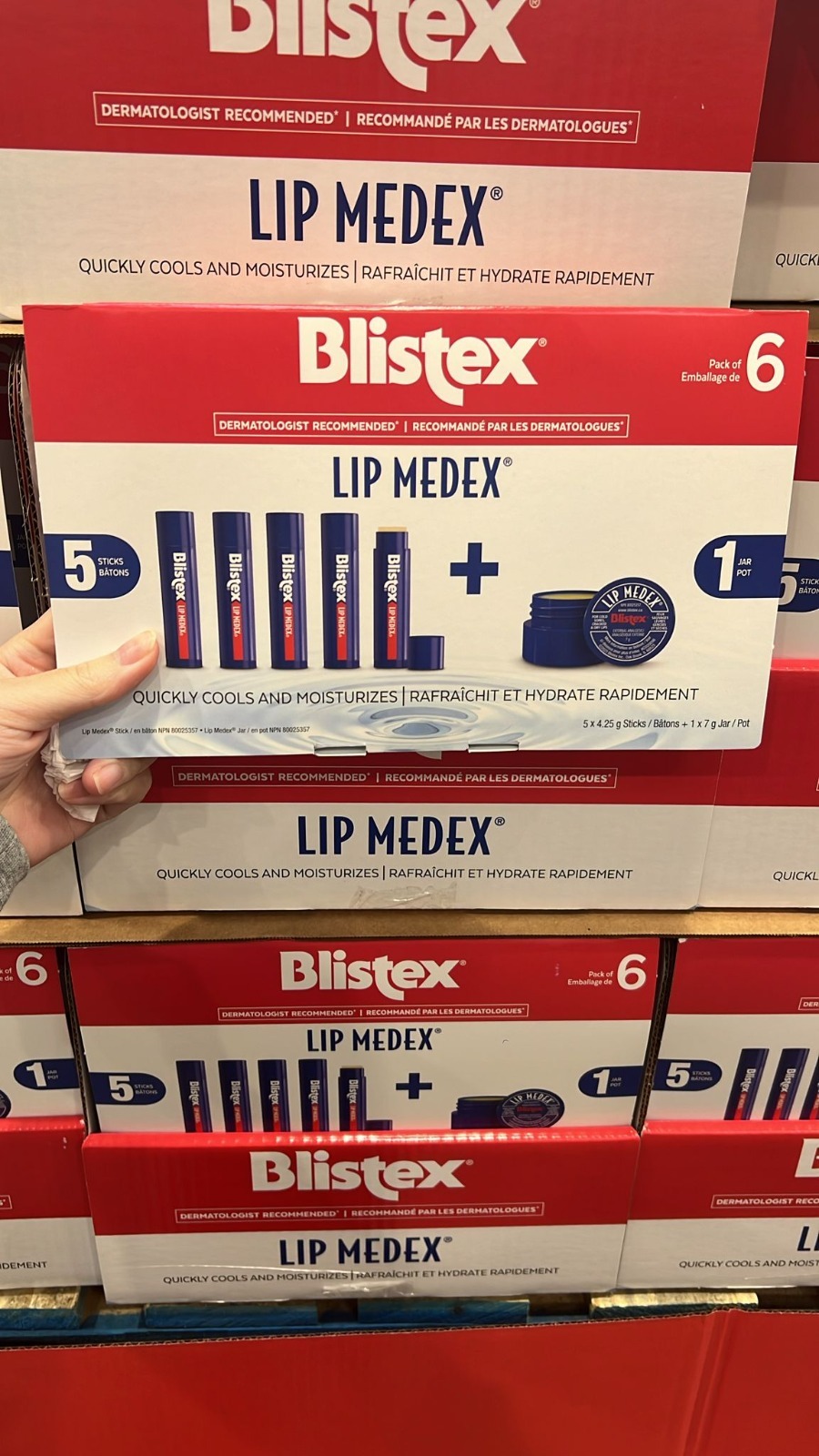 加拿大直送Blistex碧唇特潤唇膏6件套裝