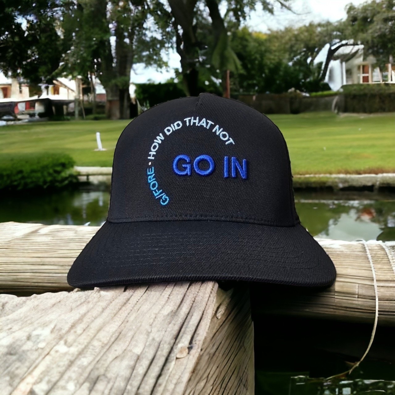 【現貨】男-G/FORE How Did That Not Go In Snapback 字母刺繡高爾夫球帽 #2185GF