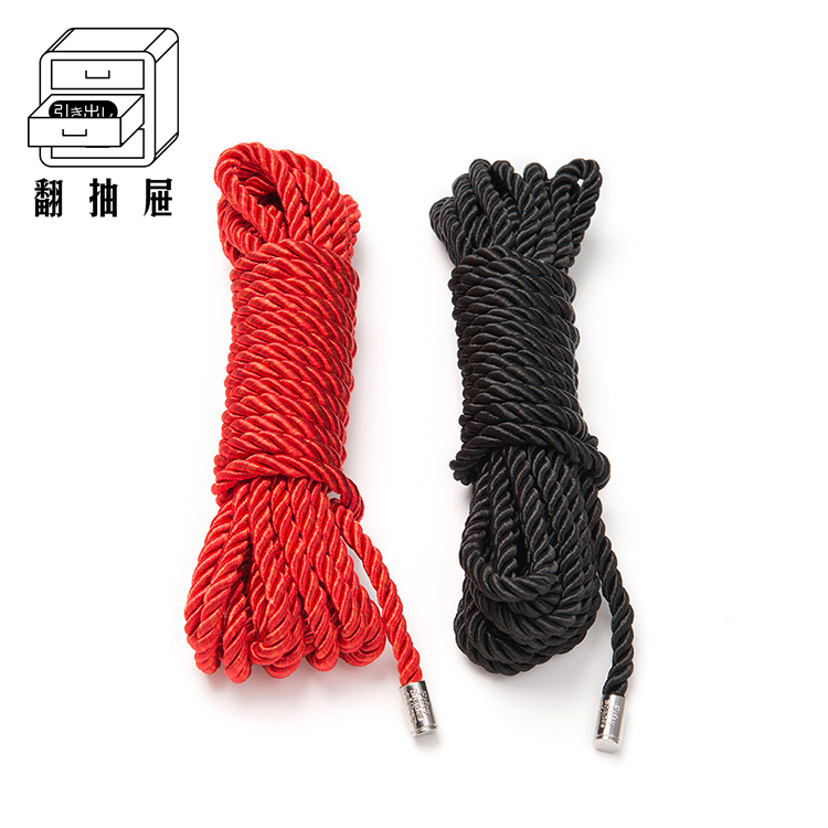 翻抽屜｜格雷的五十道陰影 - Restrain Me 黑紅束縛繩組(2入)