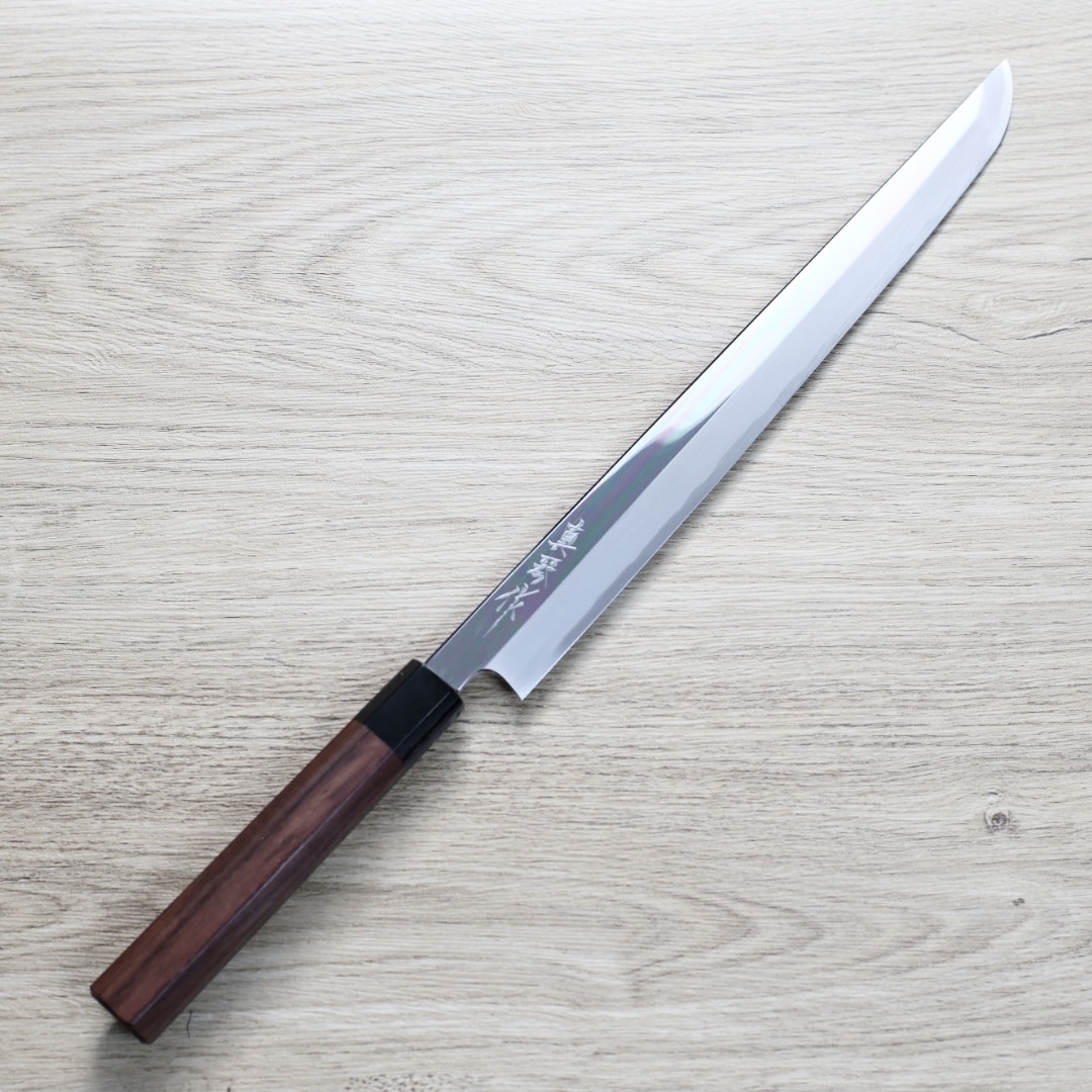 田所真琴 先丸蛸引 300mm 白紙鋼 鏡面