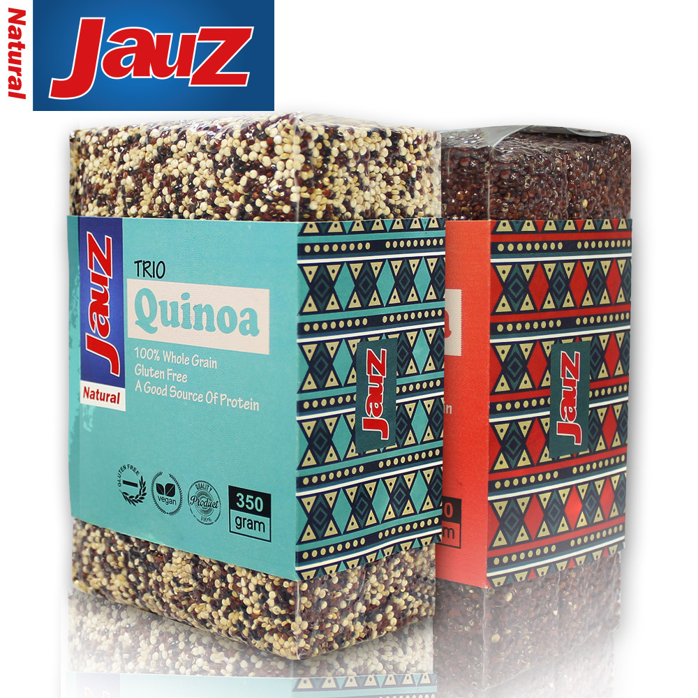 限時52折!【JAUZ喬斯】紅藜麥+三色藜麥QUINOA (350公克*各1包) /超級食物