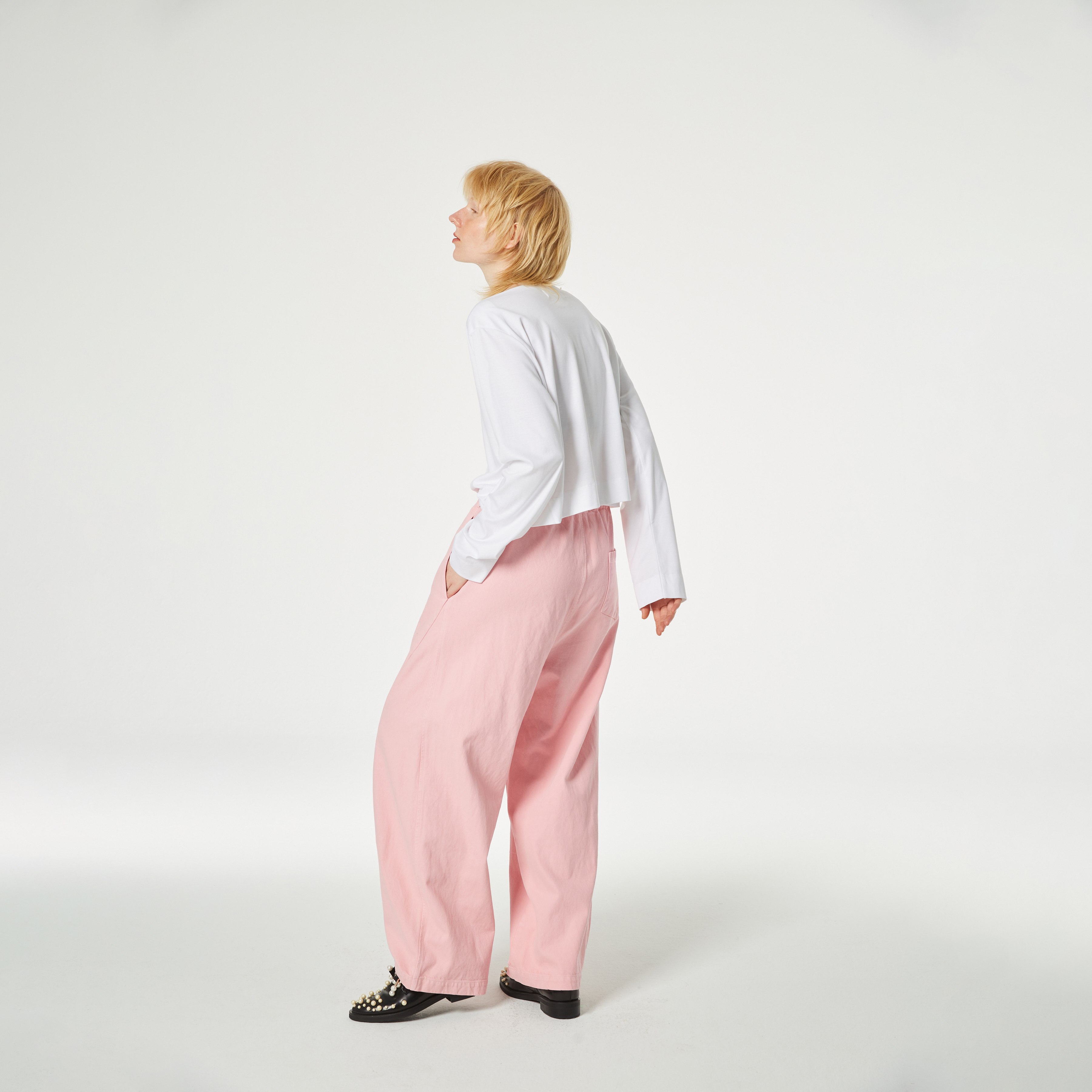 10 MOOn  Pima Cotton 匹馬棉白色上衣