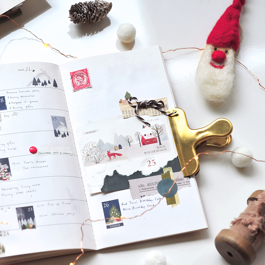 MU．轉印貼紙 Print-On Stickers Xmas17~21 聖誕節系列 2023第四季新品