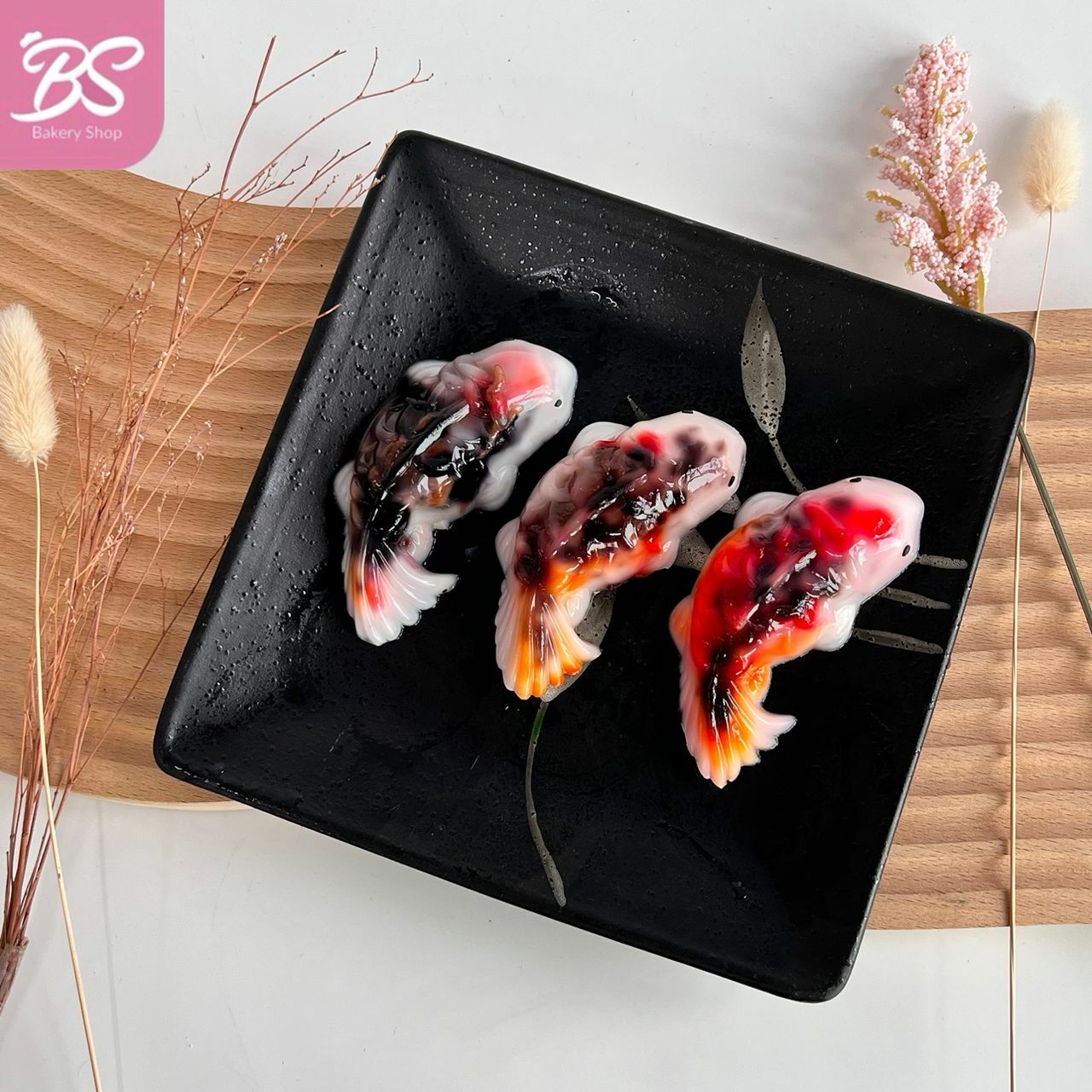 3D Carp Jelly Mould Rose & Fa Gou Jelly Mould 立体鲤鱼果冻模具 玫瑰&发糕果冻模具