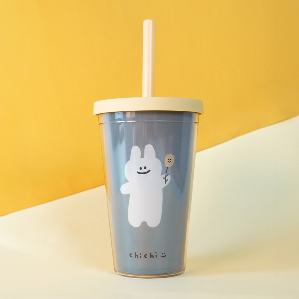 87小兔】雙層冷水杯(聖代款710ml/花花款480ml)