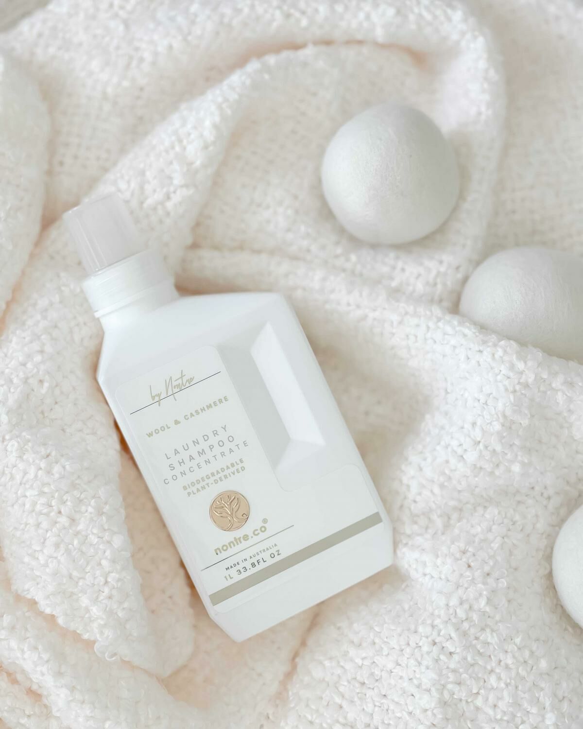Nontre - 羊毛絨衣物洗衣液,1公升