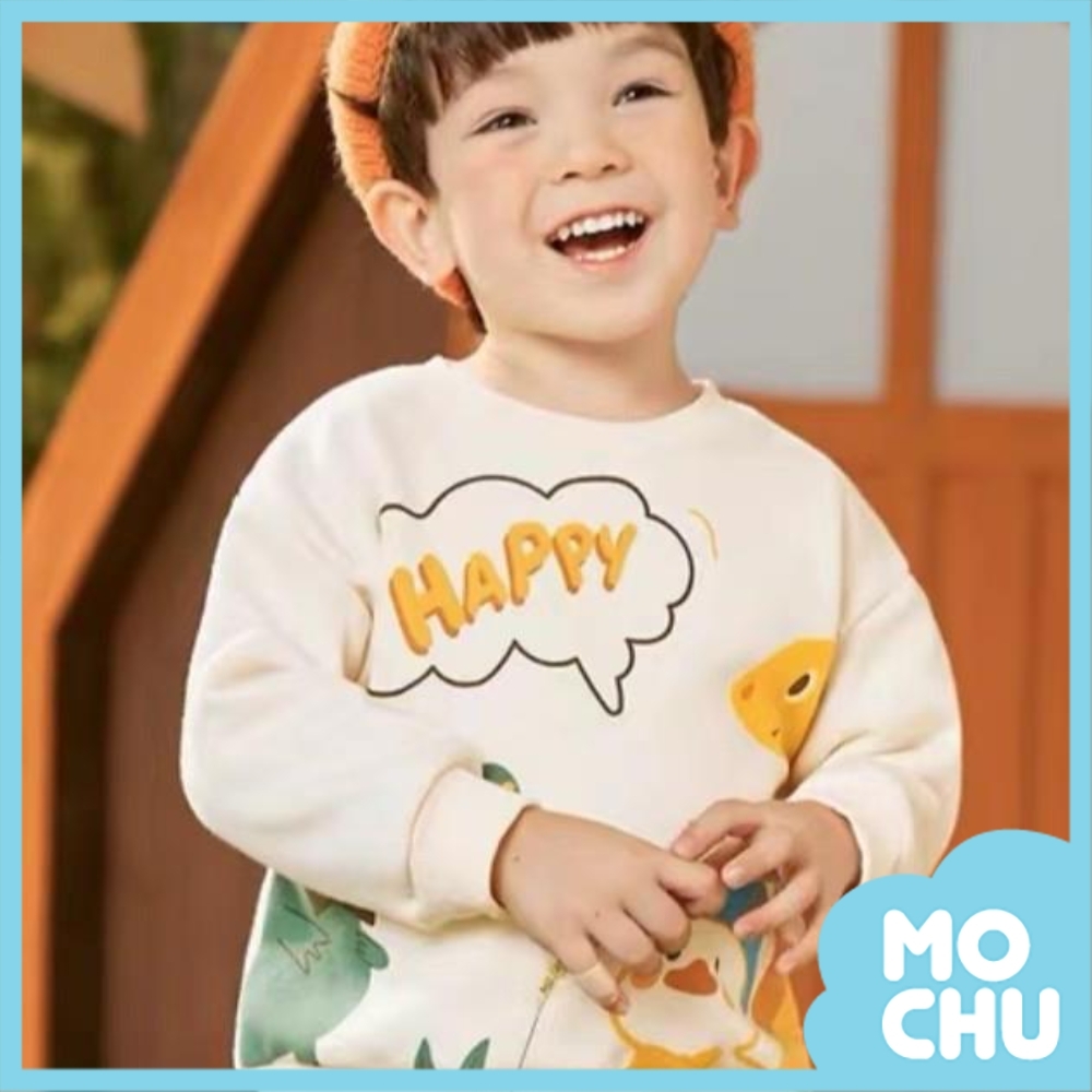 快樂動物會一體絨長袖衛衣