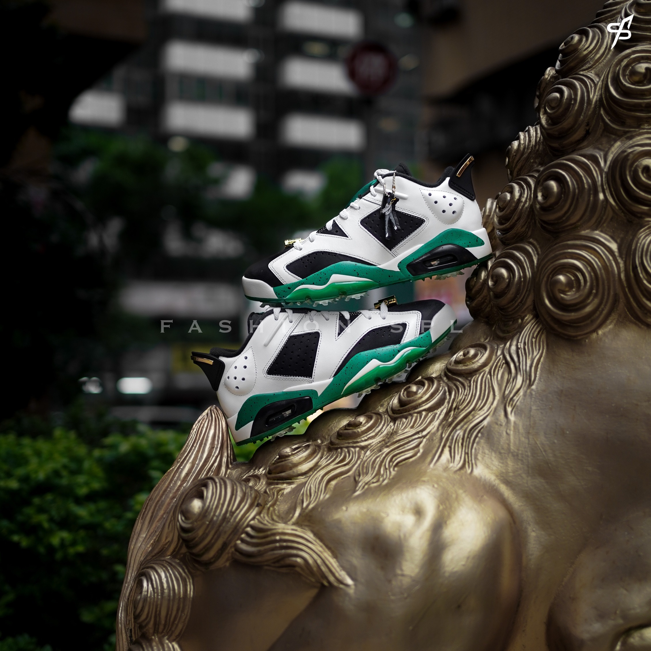 Eastside Golf x Air Jordan 6 Low Golf 白色孔雀石 FJ0848-100