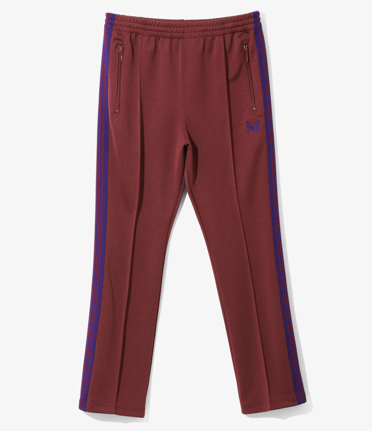 窄管NEEDLES NARROW TRACK PANTS - WINE