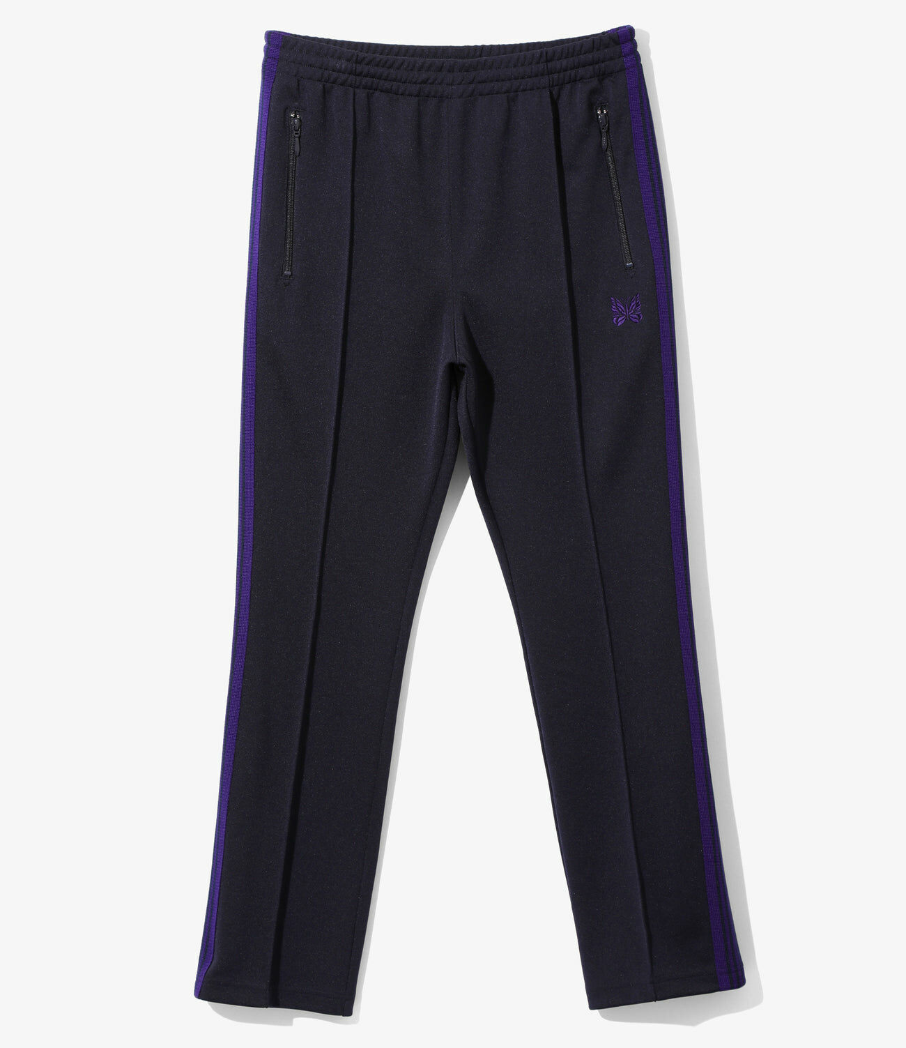 窄管NEEDLES NARROW TRACK PANTS - NAVY