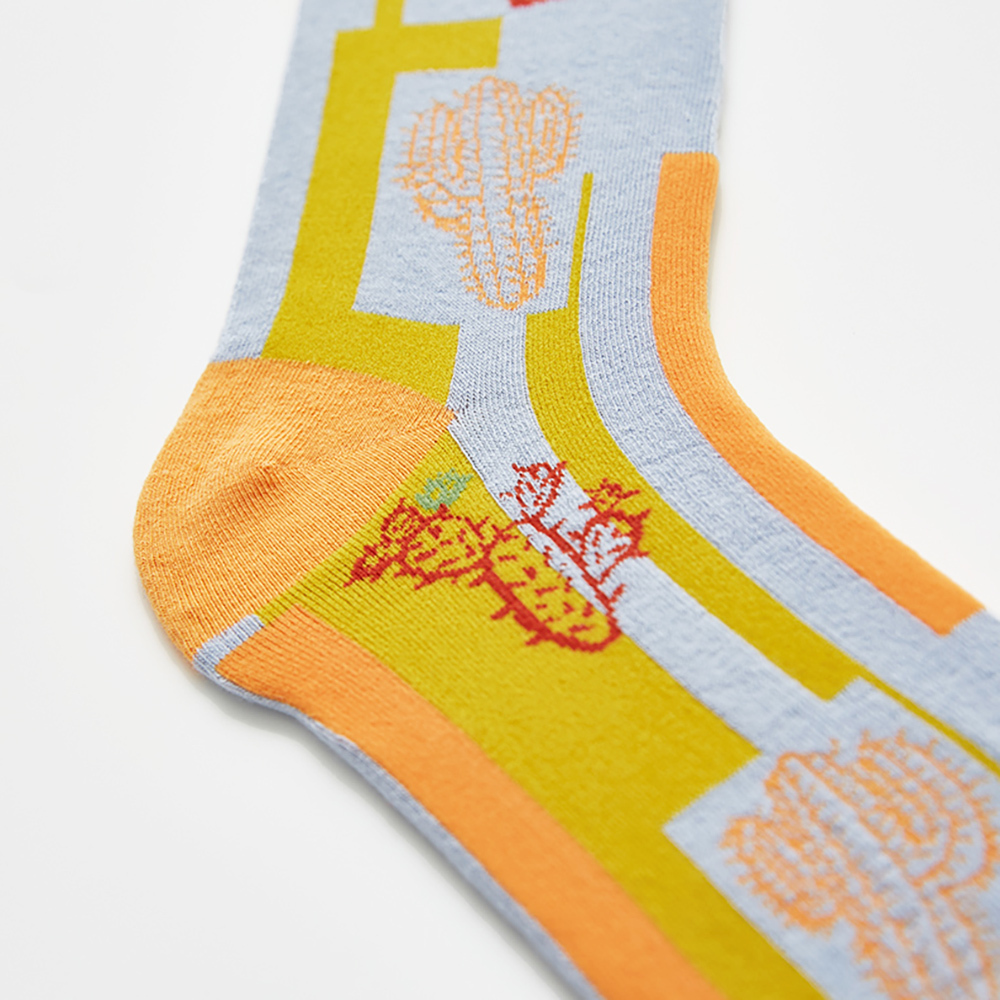 Cactus Party Crew Socks