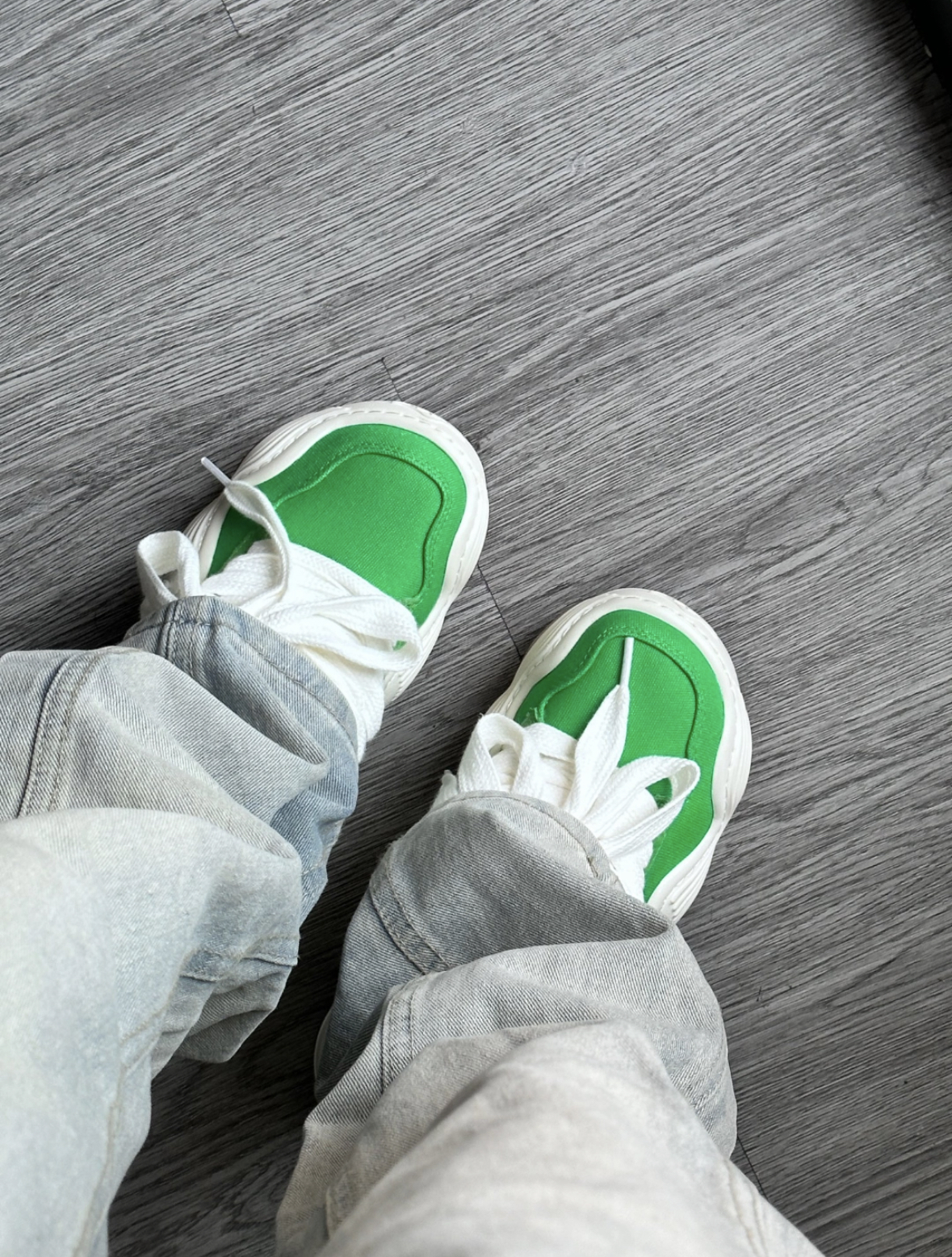 Heyday Triple Wavy Green 綠色 亮綠色 波浪鞋 厚底麵包鞋 男女款 焦糖底/預購