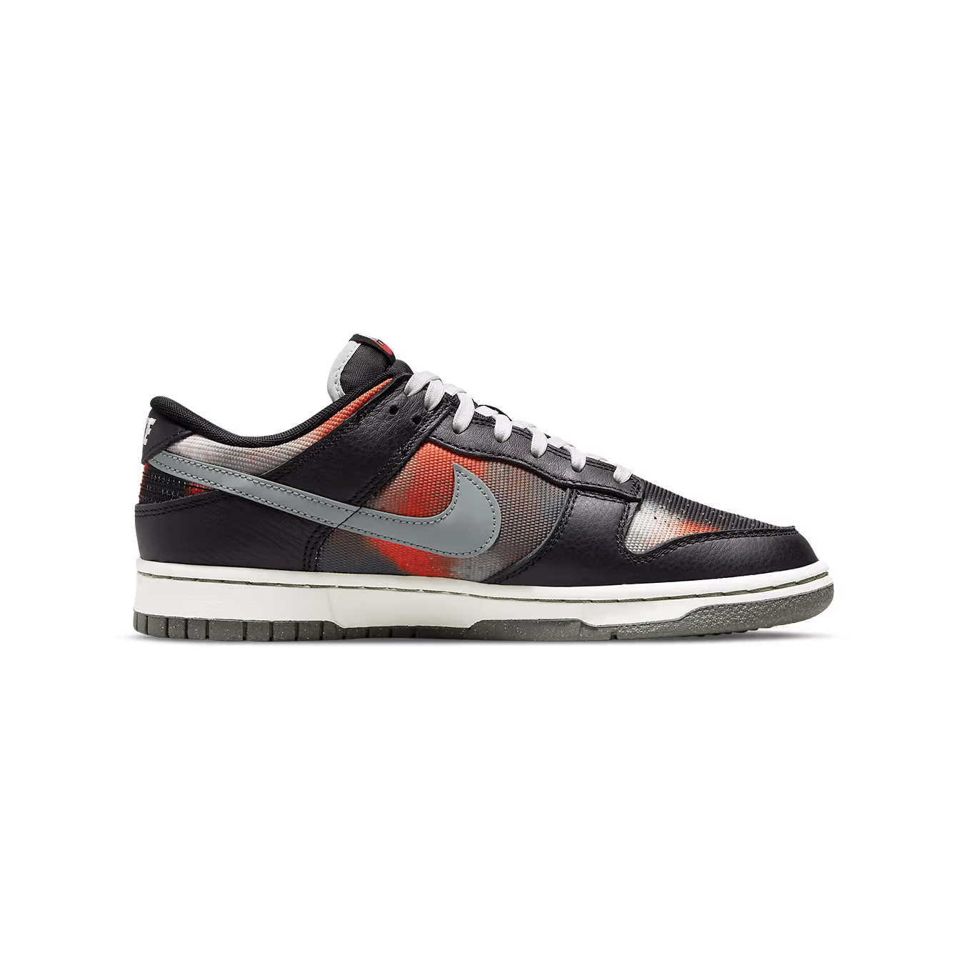 -(D6b)-NIKE DUNK LOW RETRO "Black and Tumbled Grey 街頭塗鴉-DM0108 001