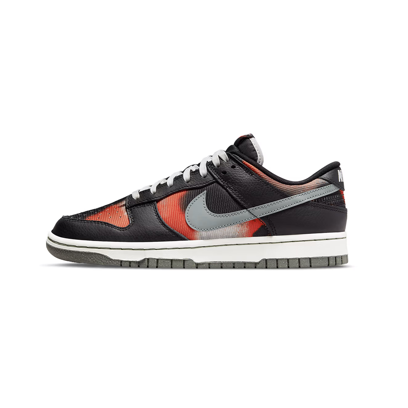-(D6b)-NIKE DUNK LOW RETRO "Black and Tumbled Grey 街頭塗鴉-DM0108 001