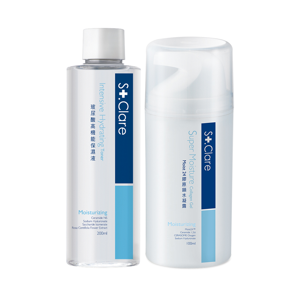 玻尿酸高機能保濕液+Moist24鎖水凝露100ml